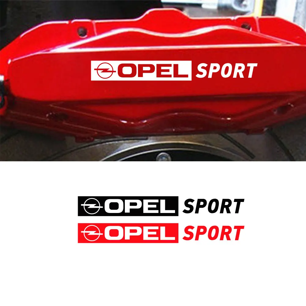 

4pcs for opel HI-Temp Premium Brake Caliper Decals Stickers CAST Vinyl