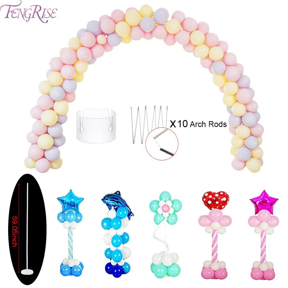 

FENGRISE Holder For Balloon Arch Stand Ballons Accessories Baloons Birthday Party Column Balloons Base Stand
