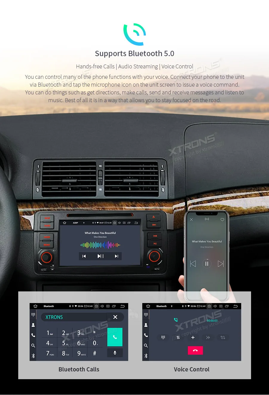 Flash Deal XTRONS PX6 Android 9.0 64G Car Stereo DVD Radio Player GPS for BMW E46 Sedan 1998-2000 2001 2002 2003 2004 2005 For Rover For MG 14