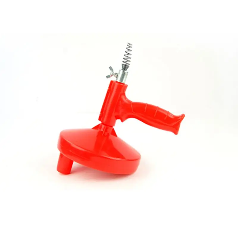 

1PC 5M Red kitchen toilet sewer blockage hand tool pipe dredger 5 meters Drains Dredge Pipes Sewer Sink Cleaning Clogs