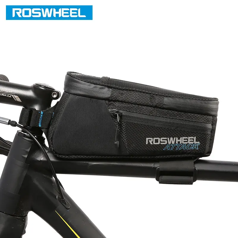 ROSWHEEL велосипедная верхняя рама сумка кошелек-туба Pannier Велоспорт Carryings Карманный MTB дорожный велосипед запчасти корзина 121370