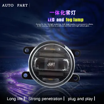 

JGRT 2012-2014 For Honda CRV led fog lights+LED DRL+turn signal lights Car Styling LED Daytime Running Lights LED fog lamps