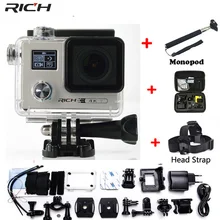 RICH Action font b camera b font F88 Ultra HD 4K 24FPS WiFi 1080P 60fps IMX078