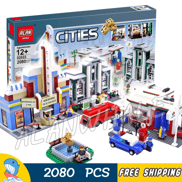 2080pcs City Town Plan 50th Anniversary Edition Collection 02022