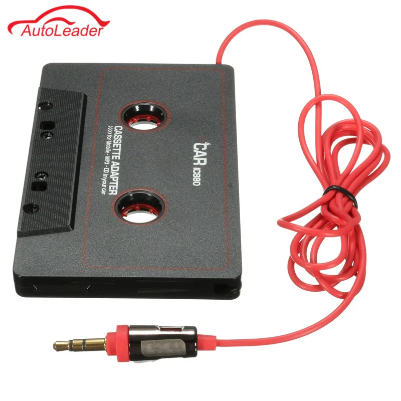 Новый автомобильный адаптер кассеты кассета Mp3 игрока конвертер для iPod для iPhone MP3 AUX кабель CD-плеер 3,5 мм разъем - изображение