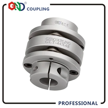 

GND aluminum alloy stepped double diaphragms clutch 5mm clamping series shaft coupling D26 L30