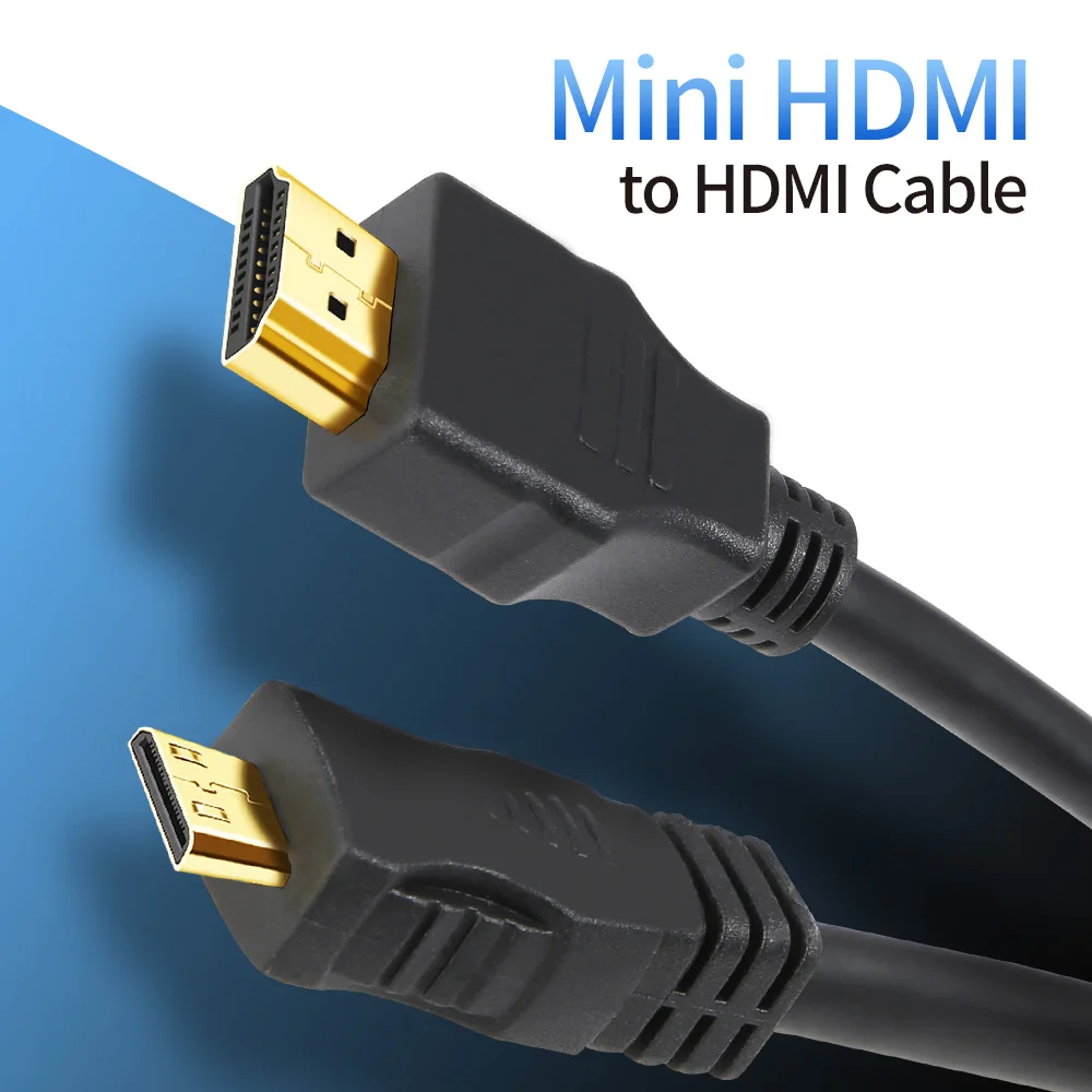 Feelworld 1 м Скорость HDMI к Мини Micro штекер кабеля мужчинами кабель HDMI версии 1,4 высокая прочность