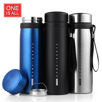

900ml Thermos Bottle Insulated Cups With Handle Bottle for Water Vacuum Flask with Tea Infuser Tumbler Coffee Mug Vacuum Flask