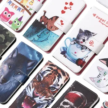 

GUCOON Cartoon Wallet Case for Allview A10 Lite A10 Plus Soul X5 Style PU Leather Cover for Allview P10 Style Case Phone Bag