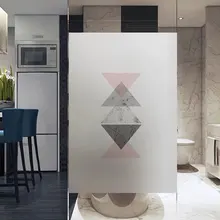 Новая витражная матовая самоклеящаяся пленка оконная пленка электростатическая стеклянная наклейка раздвижная дверь спальня пользовательский размер домашний декор