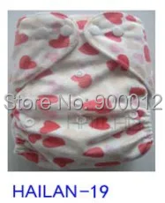 

Free Shipping New Cute Minky Cloth Diapers 50pcs Baby Cloth Diaper With 50 pcs Microfiber Insert Eco-Friendly Baby Nappy