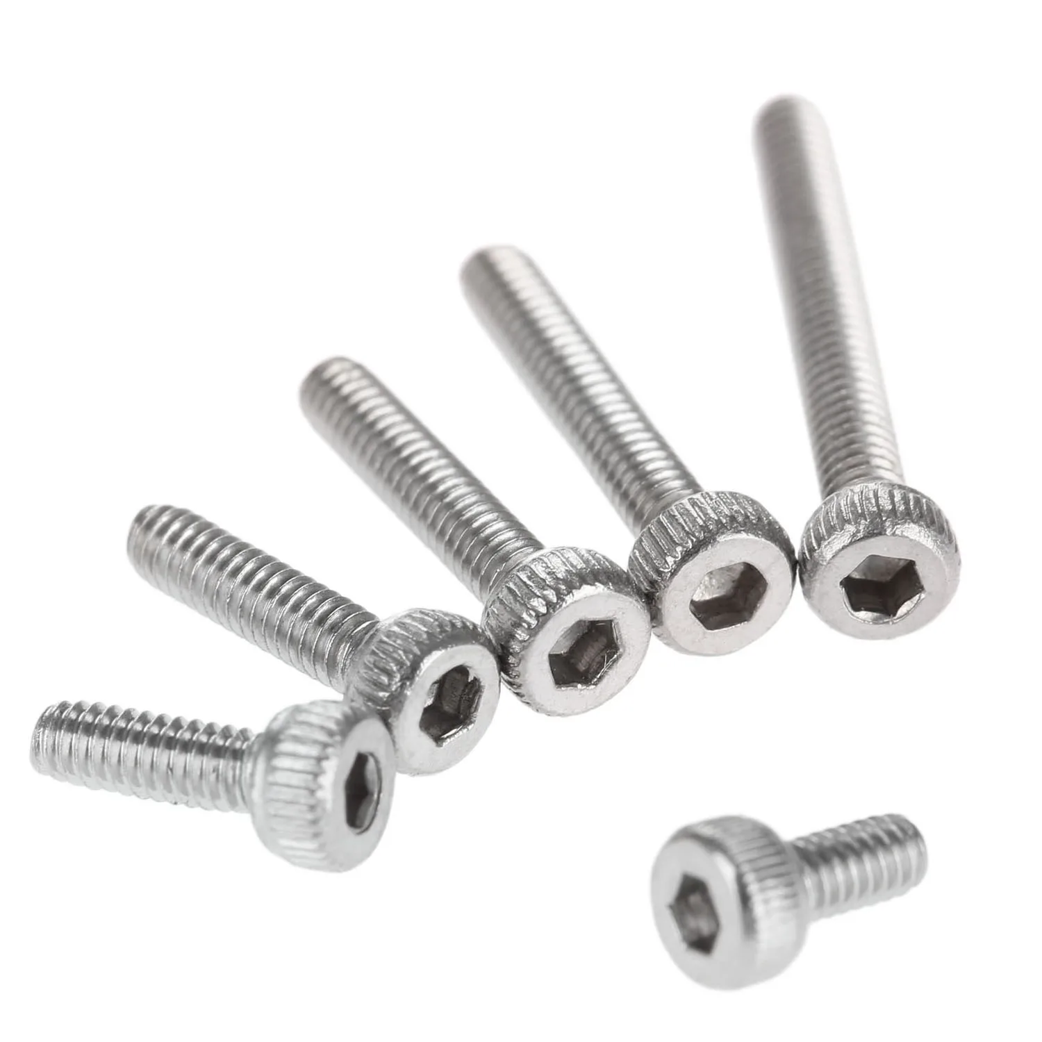 180pcs M2 Cap Screw Hex Socket Head Cap Screw Accessories Kits