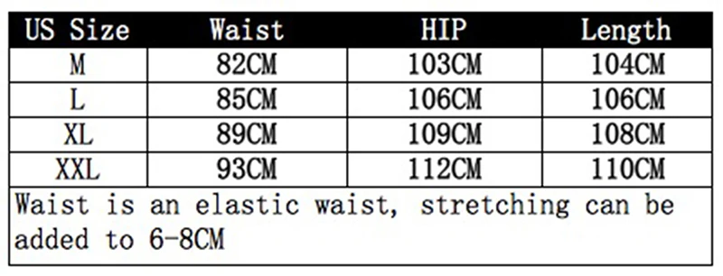 size info