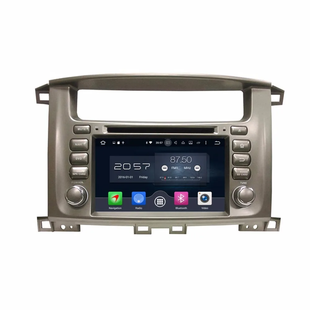 4 ГБ Оперативная память Octa Core 2 din 7 &quotAndroid 6 0 Car Audio DVD плеер для Toyota Lander Cruiser 100 с радио
