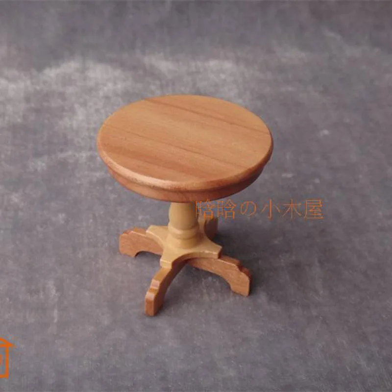 Round Coffee Table end Table dollhouse furniture wooden #CT01 Round Coffee Table end Table dollhouse furniture wooden #CT01