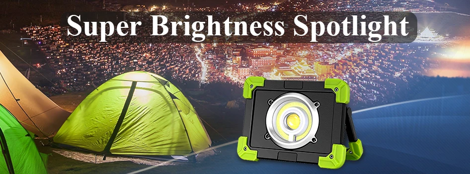 Высокая мощность супер яркий светодиодный прожектор открытый портативный прожектор фонарь перезаряжаемый фонарик USB Длинные снимки A1