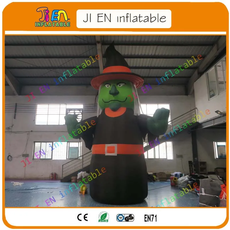 4m/5m/6m Cheap Halloween Inflatables Witch/giant Terrible Inflatable