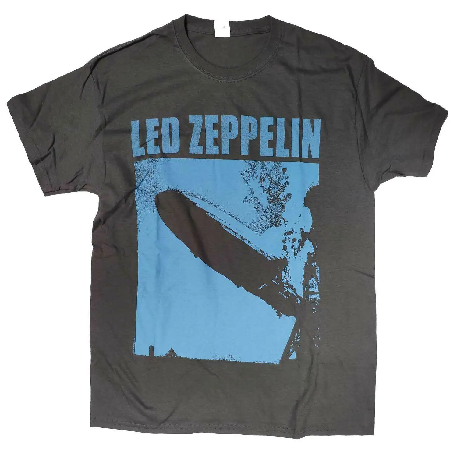 

Led Zeppelin T Shirt - Led Zep 1 Blue & Grey Album Cover 100% Official