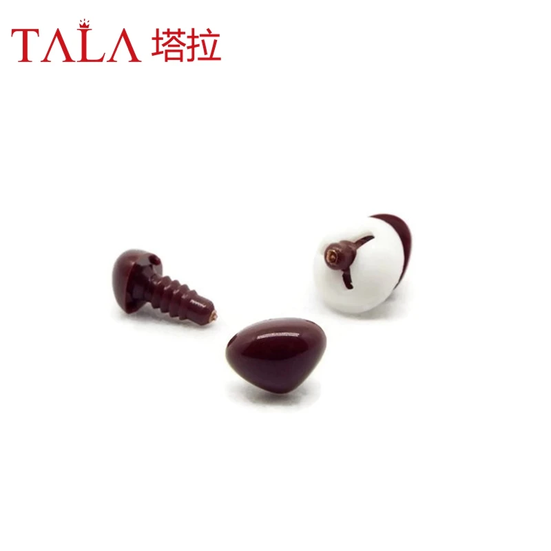 Triangle Brown Safety Noses For Toy 4.5mm/6mm/7mm/8mm/9mm/10mm/12mm/15mm/18mm plush doll accessories doll accessories
