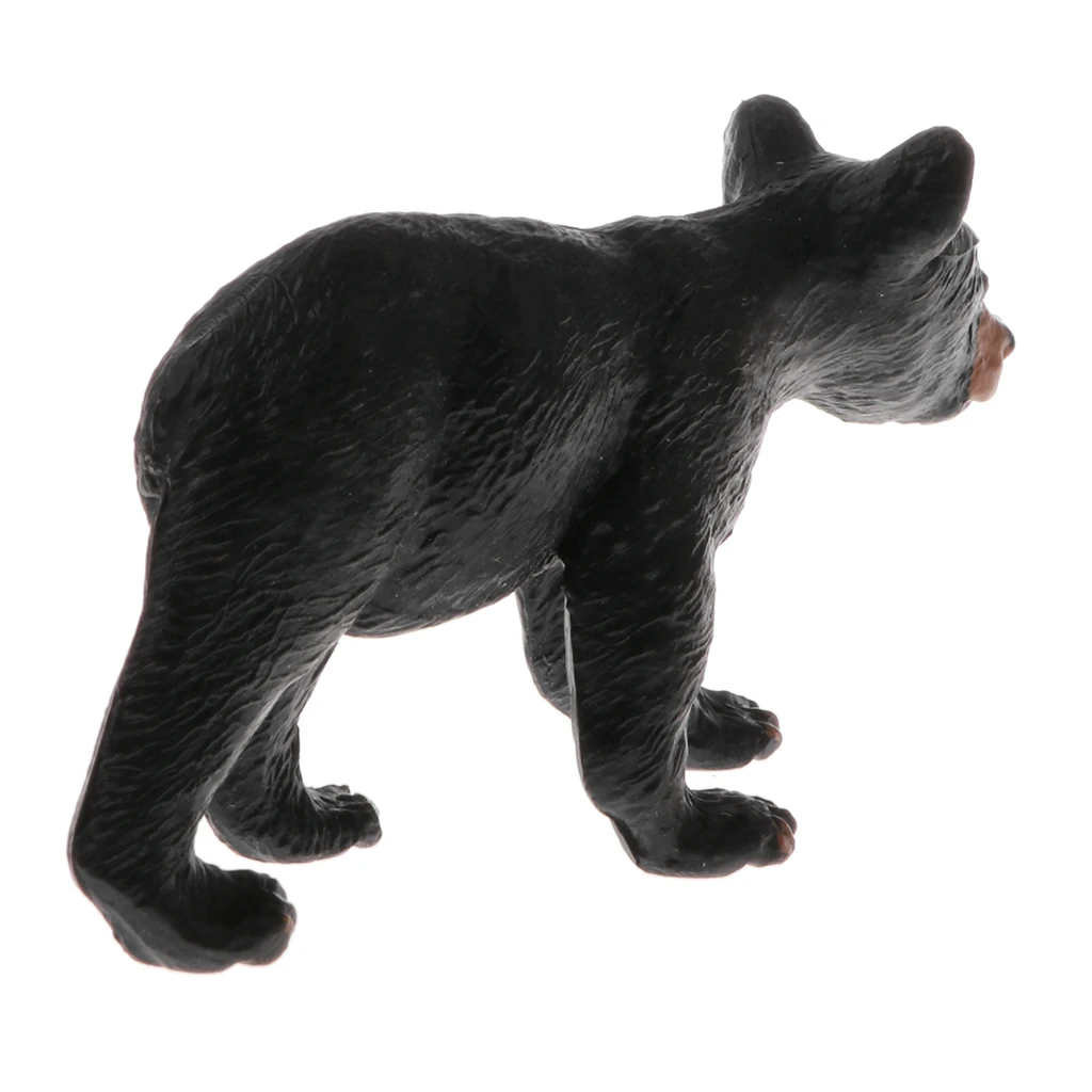 Simulation Animal Model Figure Toys Figurine Home Decor Black Bear S