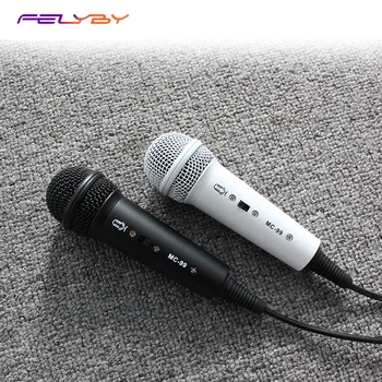 

FELYBY Mini wired microphone for mobile phone & computer support sing recording