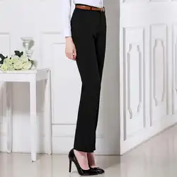 Костюм брюки женские брюки Pantalon femme рабочие брюки черные зимние 2016