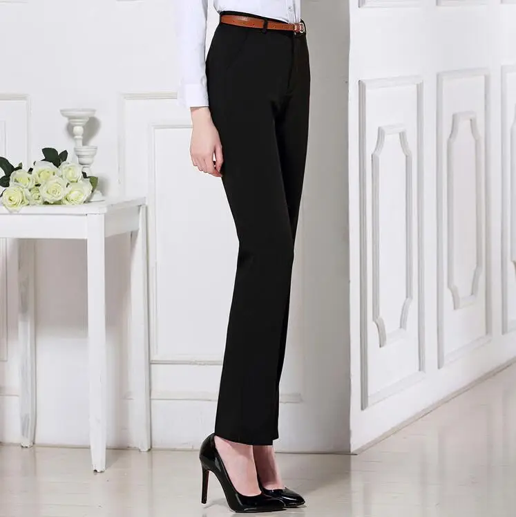 women's high rise suit pants