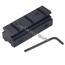 Тактический охотничий 11 мм до 20 мм ласточкин хвост Пикатинни Вивер прицел крепление винтовка база для переходника Caze аксессуары черный