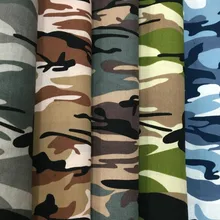 Один метр камуфляж 40x40/133x72 поплин хлопок одежды Tissu швейная текстильная ткань домашняя ткань SUJASANMY