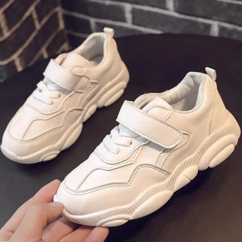 

SKHEK New Children Shoes Boys Sneakers Girls Sport Shoes Size 26-36 Child Leisure Trainers Casual Breathable Kids Running Shoes