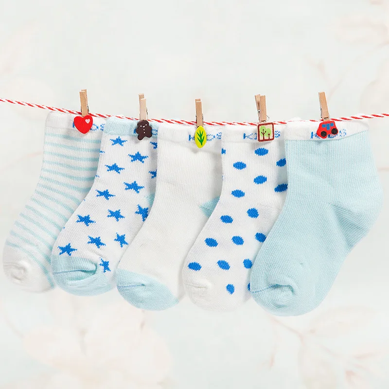 10 пар носков детские повседневные зимние носки для новорожденных мальчиков и девочек детские носки-тапочки B-YSR820