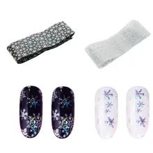 Рождественская Снежинка Звездное искусство ногтей переводная Фольга Наклейка бумага Голографическая фольга на ногти год инструмент для украшения маникюра