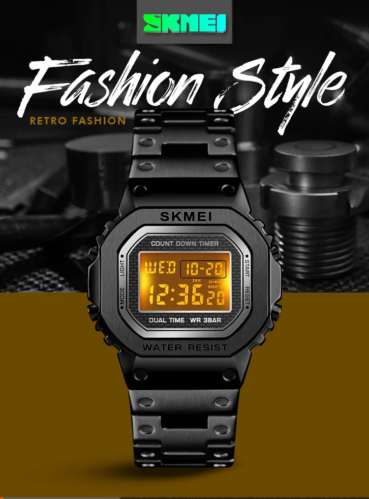 skmei 1456 black