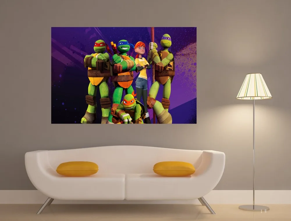 Ninja Turtles Vintage Retro Posters And Prints Home Decoration Canvas