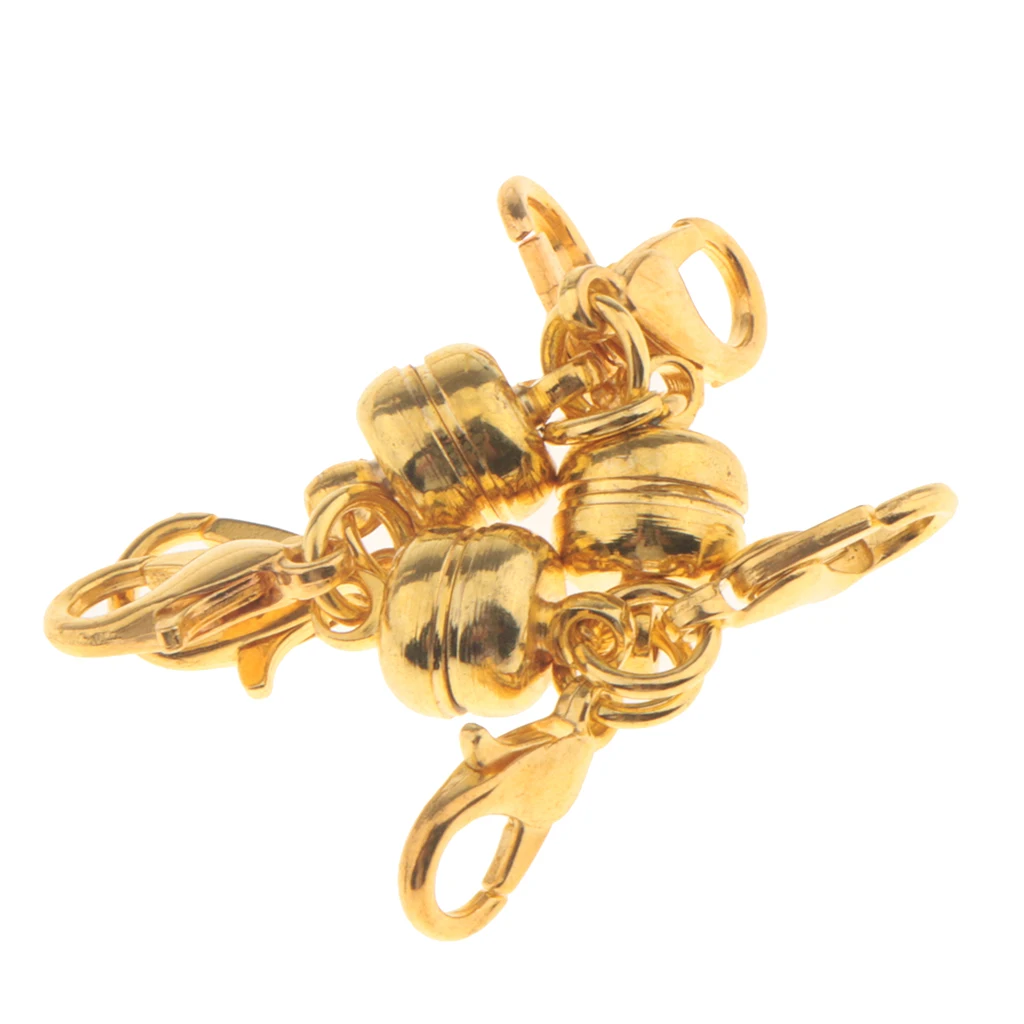 5 Piece Magic Magnetic Lobster Clasps Connector Findings for Jewelry Making Bracelet Necklace Design Repair Hooks