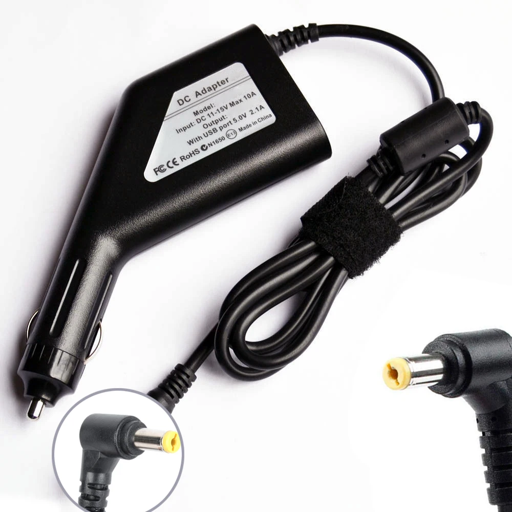 

19V 2.15A 40W Laptop Car Charger Adapter for Acer Aspire One D150 D250 D255 D255E D257 D260 D270 D271 V5 V3 R3