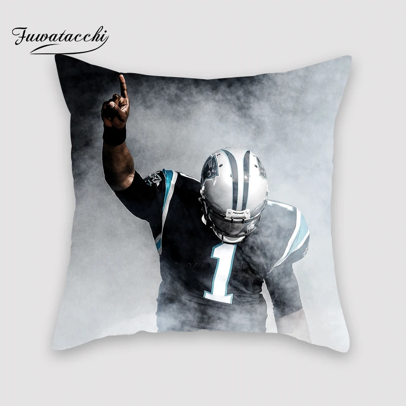 

Fuwatacchi 100% Polyester Football Cushion Cover Rugby Pillow Case For Home Cafe Car Sofa Restaurant Decoration Pillow Covers