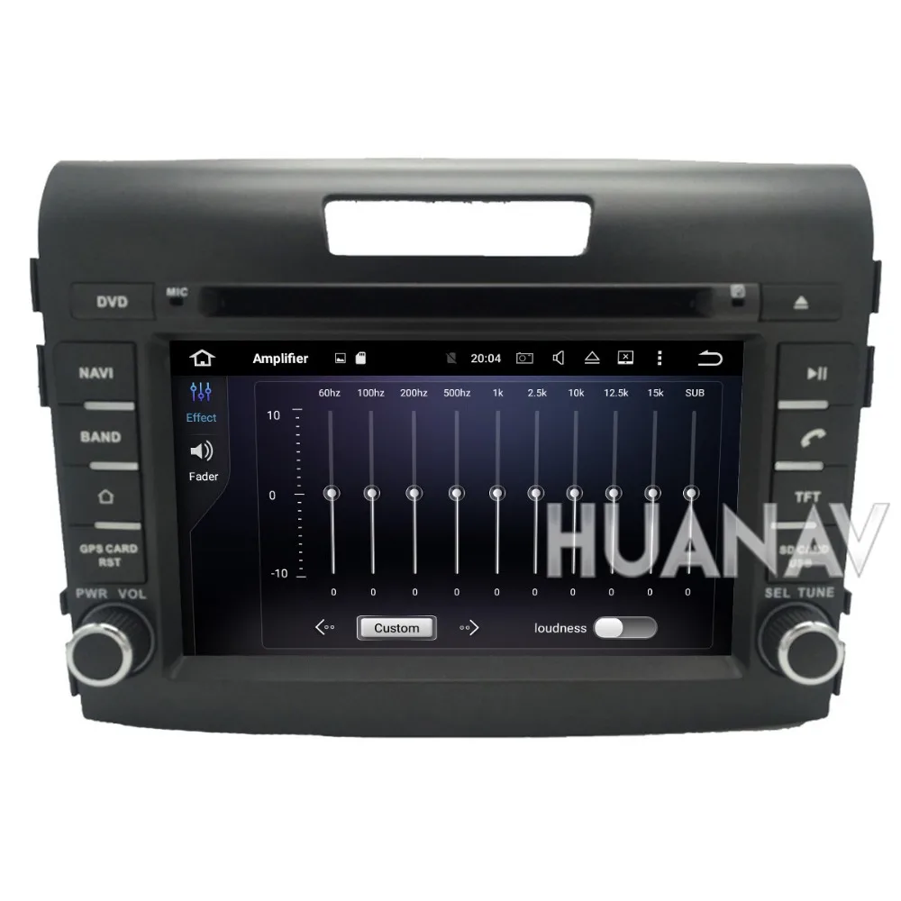 Автомобильный DVD плеер с GPS навигацией для Honda CRV 2din стерео Android 8 7 дюймов IPS экран 4