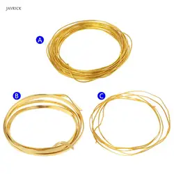 DIY ручной работы Золотая линия для изготовления ювелирных изделий, эпоксидные ожерелье из смолы кулон Золотое металлическое обрамление