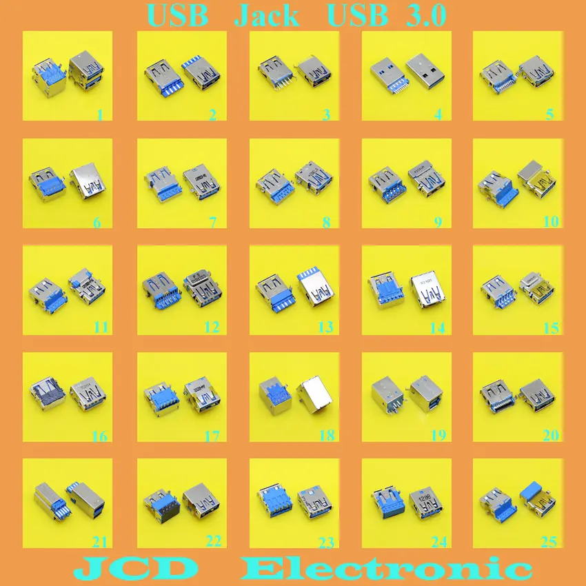 

25 models,Free Shipping Notebook Laptop USB Jack Socket 3.0 USB Sink type USB Plug Connector For ACER/ASUS/HP/ DELL/Toshiba/Sony