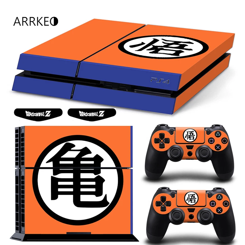 Виниловый чехол ARRKEO Dragon Ball Z Son Goku наклейка для PS4 наклейки консоли PlayStation и 2