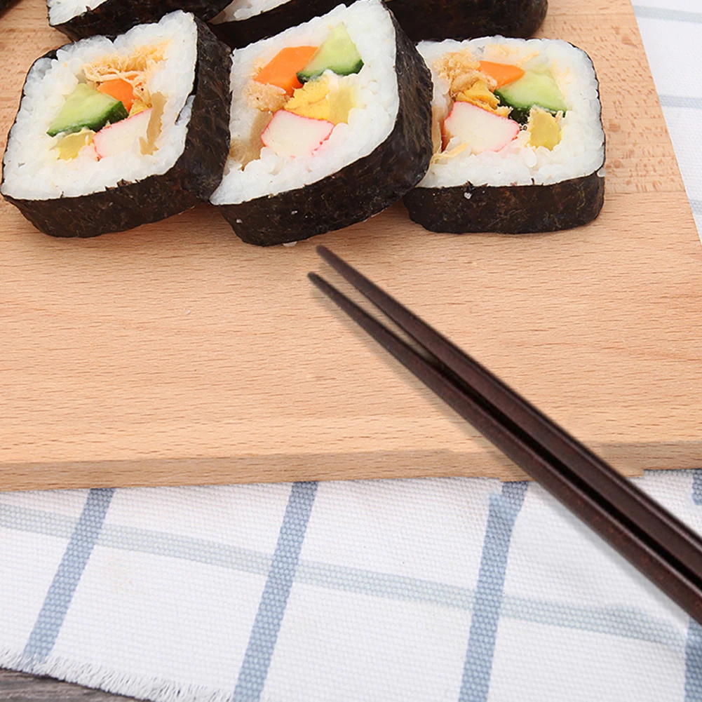 Японские натуральные деревянные палочки для еды для рыбы, суши, золотые красивые палочки с узором, кухонные украшения для ресторана
