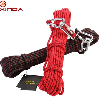 

XINDA Escalada 10m Professional Rock Climbing Rope Hiking Accessories Cord 8mm Diameter 9KN High Strength Rope Survival Tool