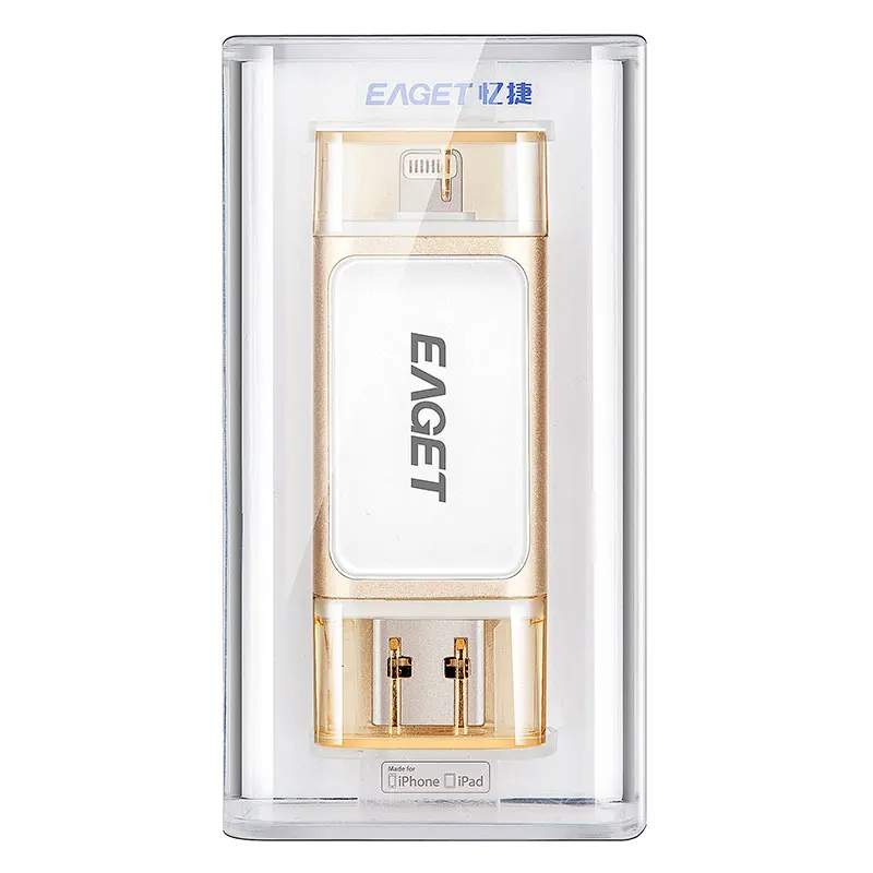 Eaget I60 OTG USB флеш-накопитель 32 Гб 64 Гб 128 ГБ Lightning USB 3,0 MFI флеш-накопитель 64 Гб мини-флешка memoria USB для iPhone iPad