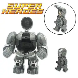 Новый ML-K44 Супергерои Marvel Мстители Железный человек Hulkbusters модель фигурные блоки кирпичное здание игрушки для детей