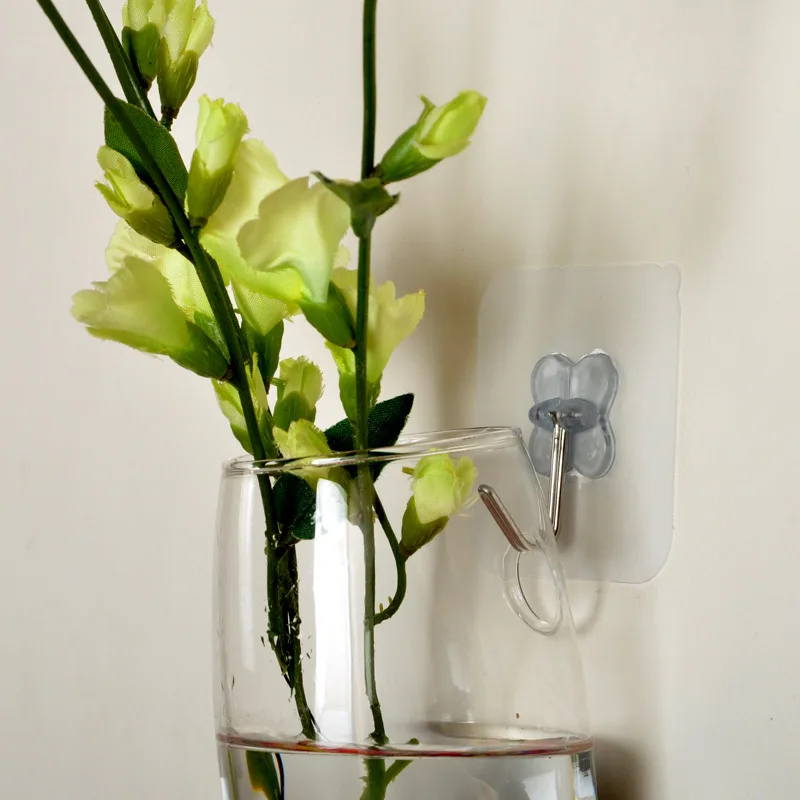 Настенная подвесная водная Цветочная ваза ледяной питон стеклянная ваза на стену Прозрачный цветочный горшок бак прозрачные вазы с бесследным гвоздем
