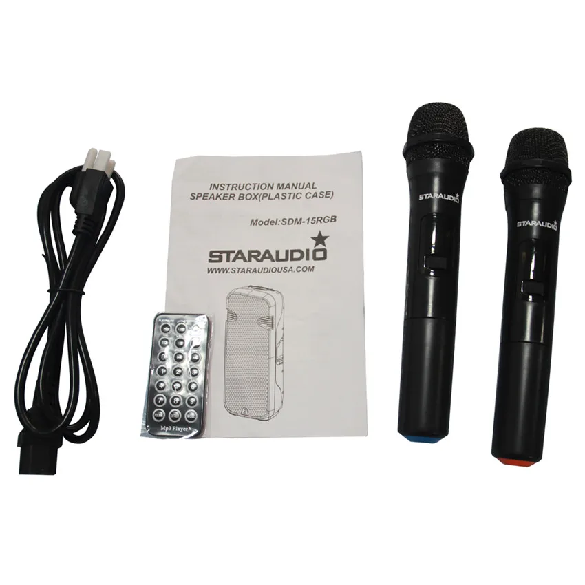 power cable and vhf mic