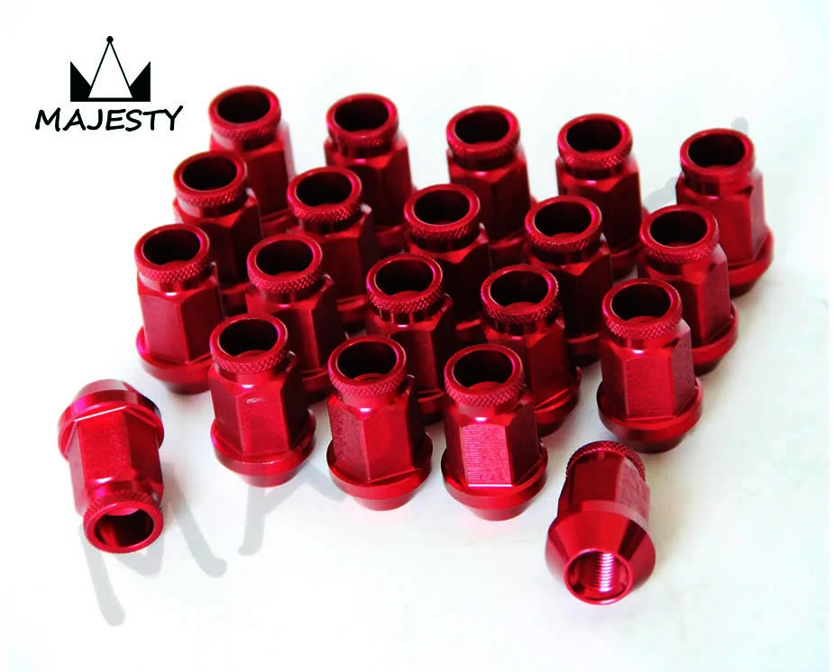 JDM Алюминиевые гайки для гоночных колес P 1 25 X M12 D1 SPEC 20 шт красные RD|wheel nuts|wheel lugracing