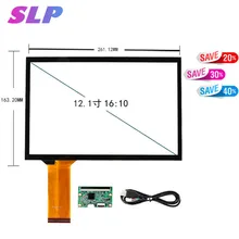 2 предмета 12," дюймов емкостный сенсорный экран 16:10 USB+ IIC интерфейсный промышленный медицинский сенсорный 278 мм* 184 мм Сенсорная панель Стекло