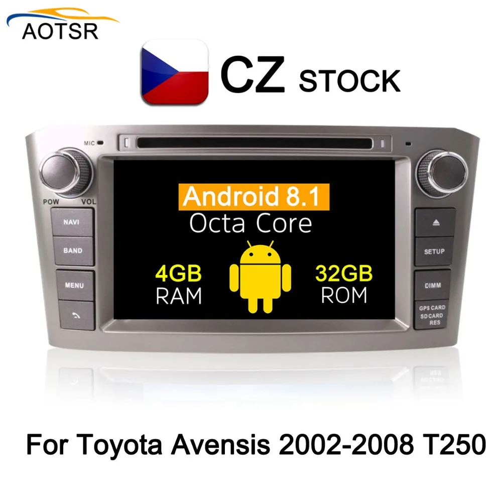 Toyota avensis магнитола android